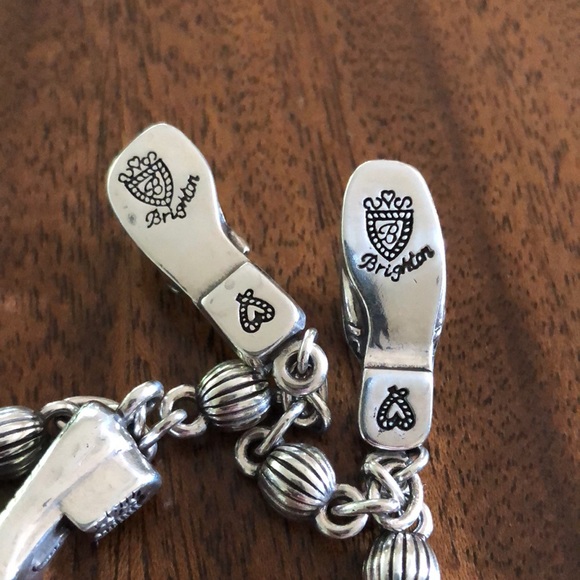 NWT Brighton retired “I Love Shoes” Charm Bracelet - Picture 8 of 12